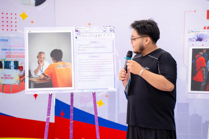 Sinh viên Khoa Quản trị kinh doanh giành giải Quán quân HUTECH Photo Contest “Beloved Teacher 2025” 112
