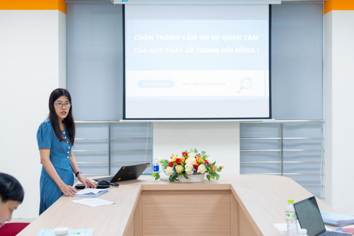 HUTECH tổ chức bảo vệ luận văn, đề án Thạc sĩ ngành Quản trị kinh doanh 56