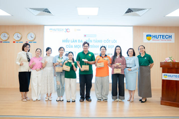 Sinh viên HUTECH củng cố nền tảng chuyên môn về làn da trong ngành Công nghệ thẩm mỹ 65