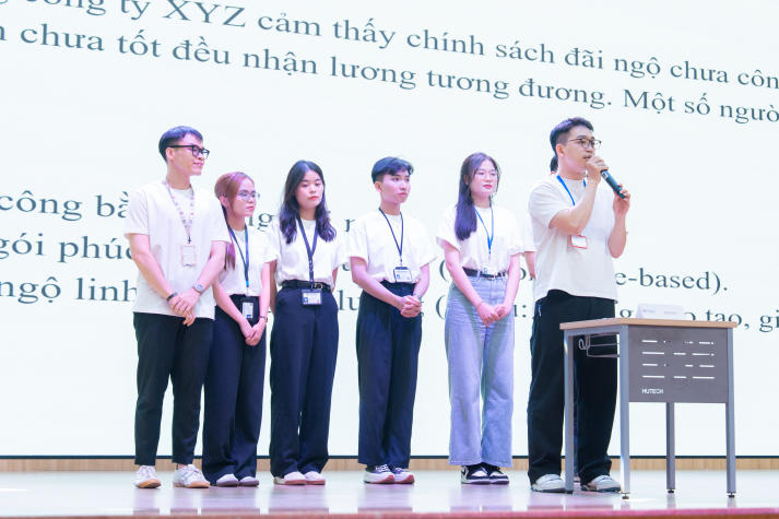 Chung kết “Thực chiến nghề nhân sự” 2025: Sân chơi thực học - thực làm cho sinh viên HUTECH 126