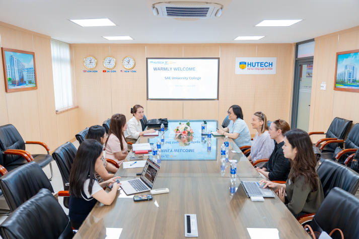 HUTECH làm việc với SAE University College, mở rộng cơ hội hợp tác đào tạo trong lĩnh vực Truyền thông và Thiết kế 8