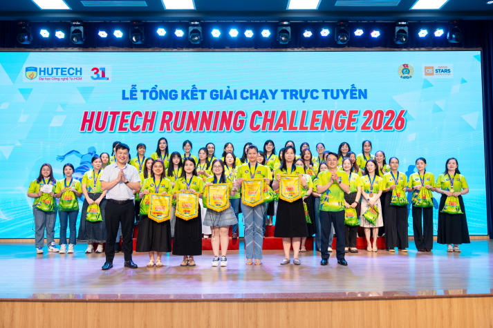 ​Khép lại HUTECH Running Challenge 2026: Tôn vinh hành trình bền bỉ, lan tỏa tinh thần sống khỏe 270