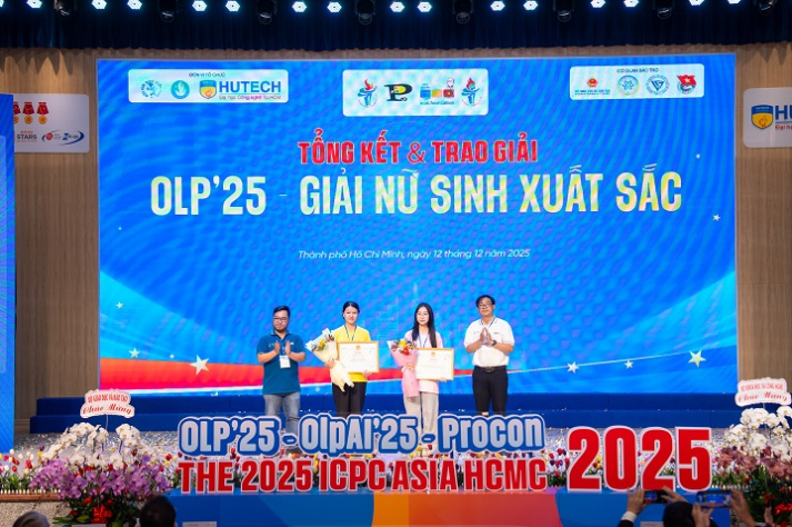 Khép lại OLP’25, OlpAI’25, Procon’25 và ICPC Asia HCMC 2025 tại HUTECH, mở ra tiềm năng mới cho thế hệ công nghệ trẻ 88