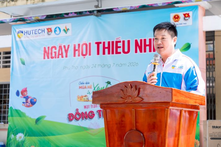Lãnh đạo HUTECH tiếp sức chiến sĩ Mùa hè xanh 2026 tại Đồng Tháp 32