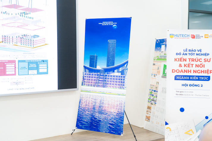 Đồ án tốt nghiệp của sinh viên ngành Kiến trúc bám sát xu hướng kiến trúc xanh 21