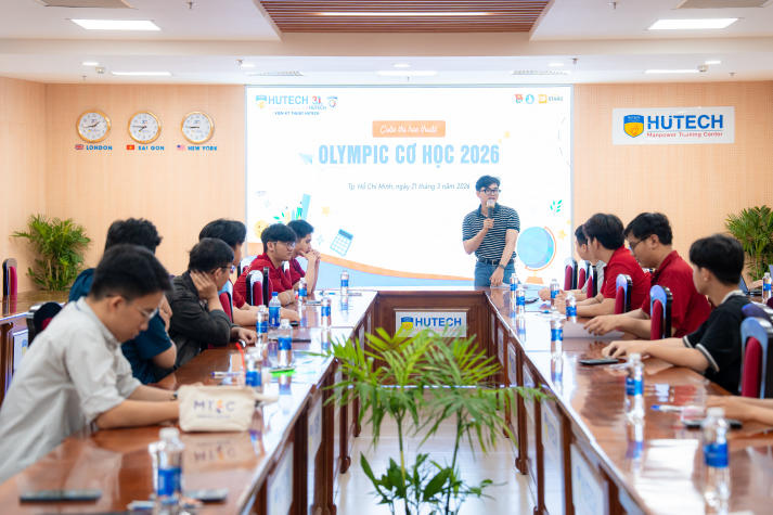 Sinh viên Viện Kỹ thuật “giải mã” bài toán thực tiễn tại Olympic Cơ học 2026 9