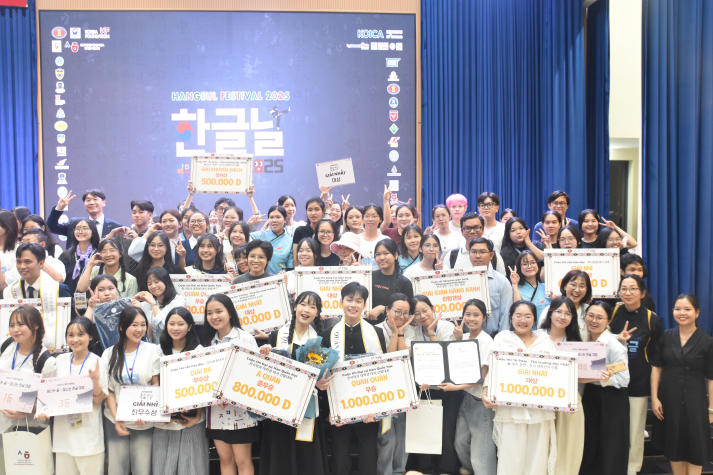 Sinh viên Khoa Hàn Quốc học “bội thu” giải thưởng tại Hangeul Festival 2025 10