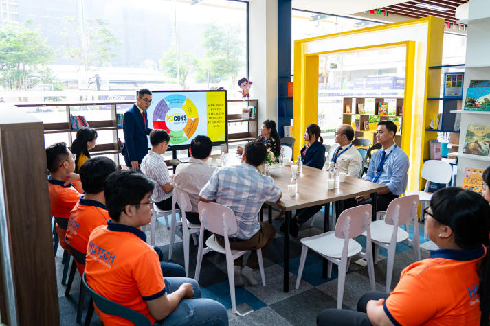 Sinh viên ngành Quản lý tài nguyên và môi trường khám phá mô hình phát triển bất động sản xanh tại BCONS 37