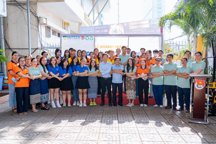 HUTECH khánh thành Công trình Thanh niên Xanh - Sạch - Đẹp tại Ký túc xá sinh viên Lào (TP.HCM) 32