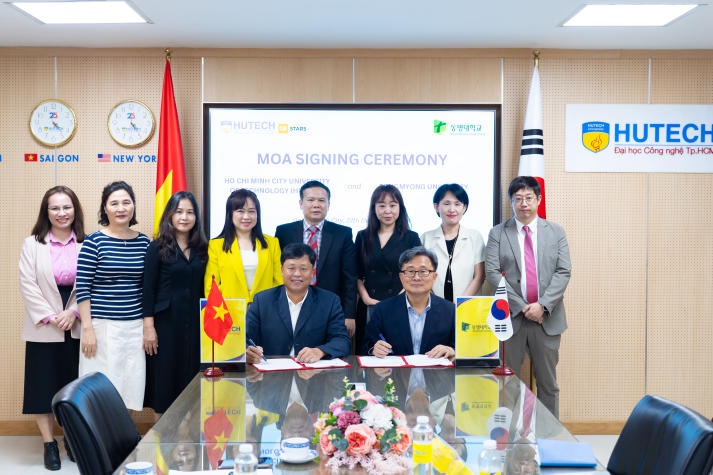 HUTECH signs MoA with Tongmyong University,  expanding international partnerships 86