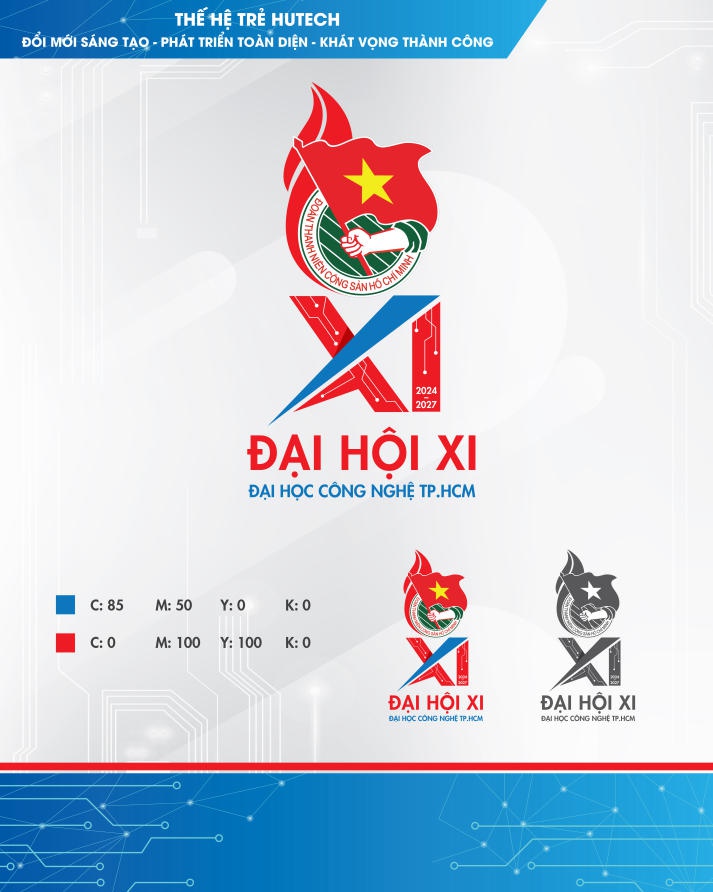 Công bố biểu trưng Đại hội Đại biểu Đoàn TNCS Hồ Chí Minh HUTECH lần thứ XI, nhiệm kỳ 2024-2027 21