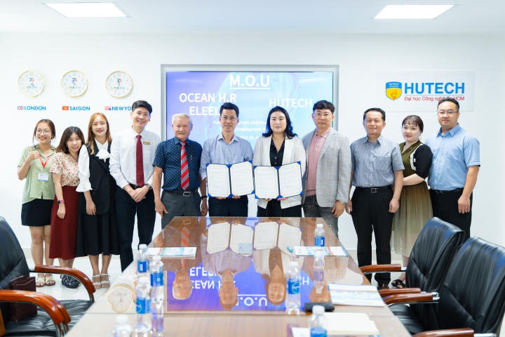 HUTECH ký kết MOU với Công ty Eleele (Hàn Quốc) mở ra cơ hội làm việc tại Hàn Quốc cho sinh viên 70