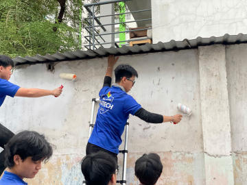 Sôi nổi hoạt động ngay sau Lễ ra quân Mùa hè xanh HUTECH 2025 22