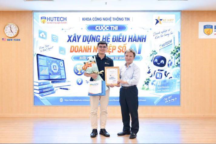 [Video] Sinh viên IT HUTECH đưa AI vào bài toán vận hành doanh nghiệp 21