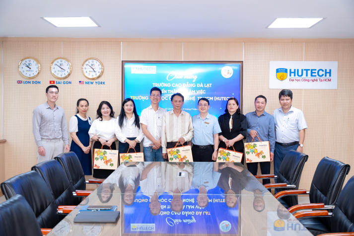 HUTECH và Trường Cao đẳng Đà Lạt mở rộng lộ trình học tập, kết nối nghiên cứu 70