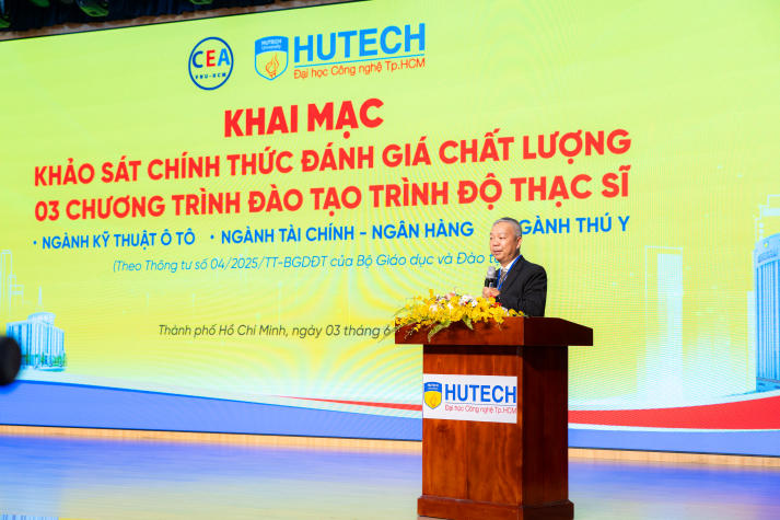 HUTECH khai mạc khảo sát chính thức đánh giá ngoài 03 chương trình đào tạo trình độ Thạc sĩ theo chuẩn MOET 38