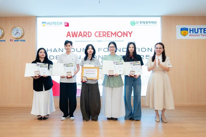 Students of the Faculty of Architecture and Arts win multiple awards at the Hanyoung Foundation Design Contest 2025 200