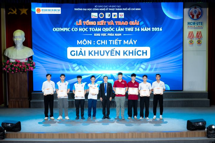 Sinh viên HUTECH ghi dấu với 09 giải thưởng tại Olympic Cơ học toàn quốc 2026 49
