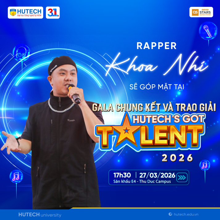 HUTECH’s Got Talent 2026 hé lộ “mảnh ghép” giám khảo cuối cùng và khách mời tiếp theo tại đêm Chung kết 38