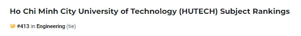 HUTECH is honored in the Best Global University Rankings 2024-2025 17