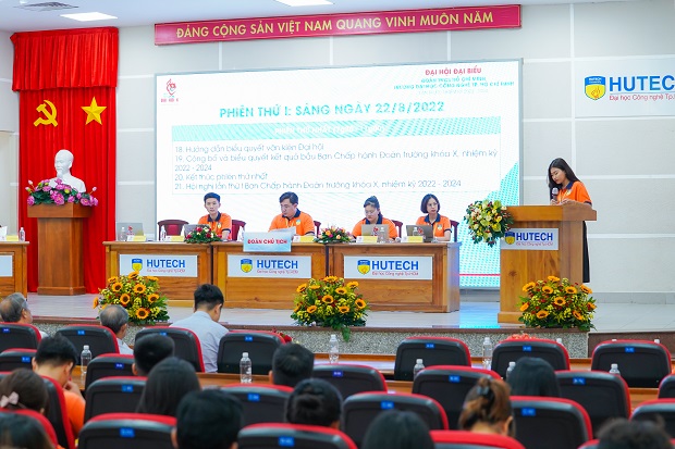 Đại hội Đại biểu Đoàn TNCS Hồ Chí Minh HUTECH nhiệm kỳ X thành công rực rỡ 23