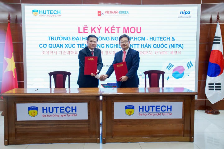 Nhiều cơ hội việc làm dành cho sinh viên HUTECH tại Hàn Quốc trong buổi ký kết hợp tác MOU với NIPA 121