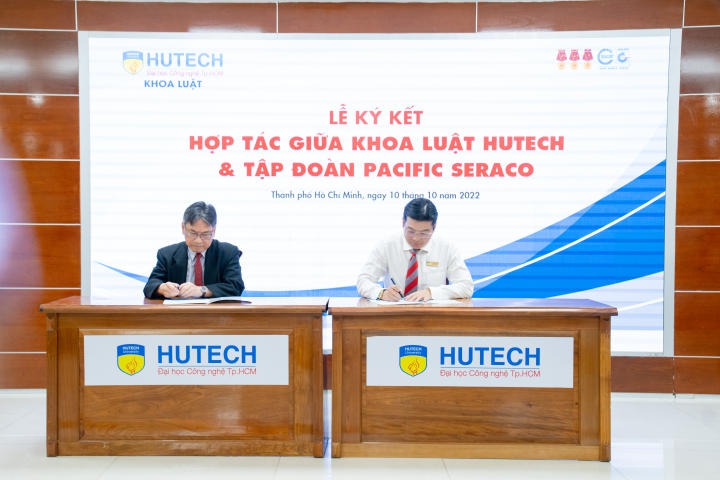 Khoa Luật HUTECH ký kết hợp tác cùng Tập đoàn Pacific Seraco 80