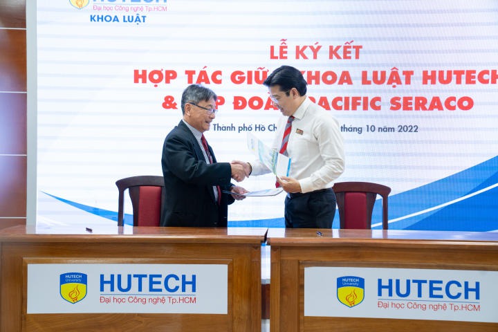 Khoa Luật HUTECH ký kết hợp tác cùng Tập đoàn Pacific Seraco 88