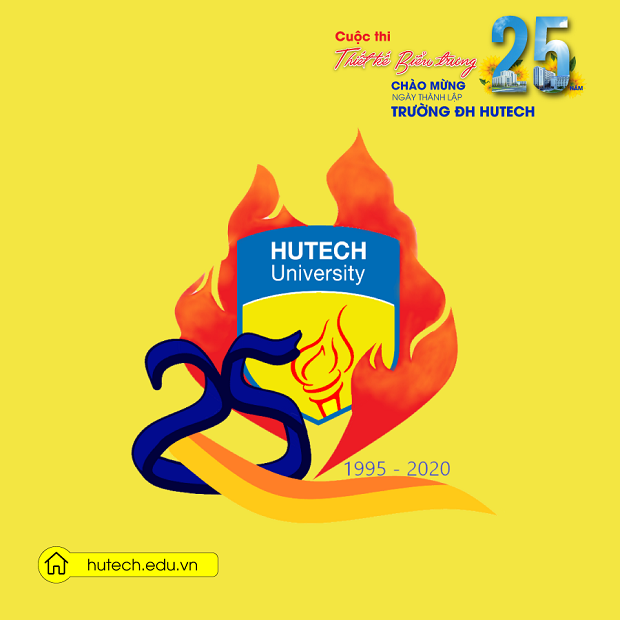 Ngắm loạt tác phẩm dự thi Thiết kế biểu trưng kỷ niệm 25 năm ngày thành lập HUTECH 47