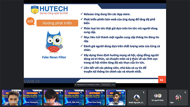 Chung kết "Tìm kiếm tài năng Công nghệ thông tin HUTECH 2021": Triển lãm hoành tráng của những dự án công nghệ triển vọng 278