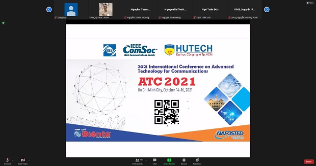 HUTECH đăng cai tổ chức Hội nghị quốc tế ATC 2021 về ứng dụng công nghệ cho các thành phố thông minh 17