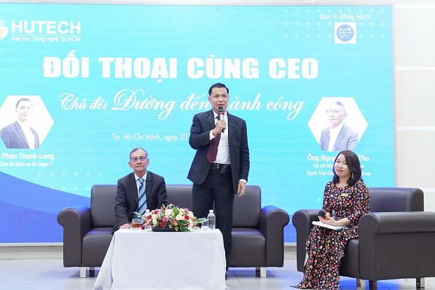 “Dialogue with the CEO” March 2021: The President of Vietnam Tourism Association engages in a dialogue with "future colleagues" at HUTECH 117