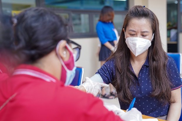 Nhiều cán bộ - giảng viên - nhân viên và sinh viên HUTECH hiến máu tình nguyện trong không khí “5K” 22