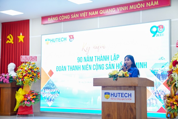 HUTECH tổ chức Lễ kỷ niệm 90 năm ngày thành lập Đoàn TNCS Hồ Chí Minh, kết nạp Đảng cho 08 quần chúng ưu tú 149