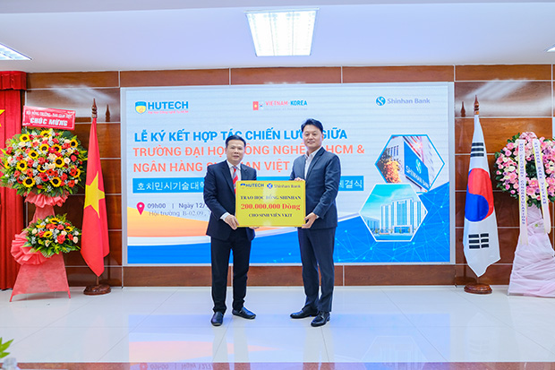 HUTECH và Ngân hàng Shinhan Việt Nam ký kết hợp tác chiến lược: Cơ hội cho nguồn nhân lực tương lai 208