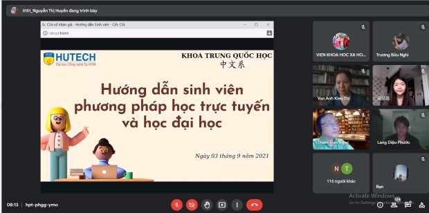 Khoa Trung Quốc học đón các “tân binh” với loạt phương pháp học trực tuyến hữu ích 31