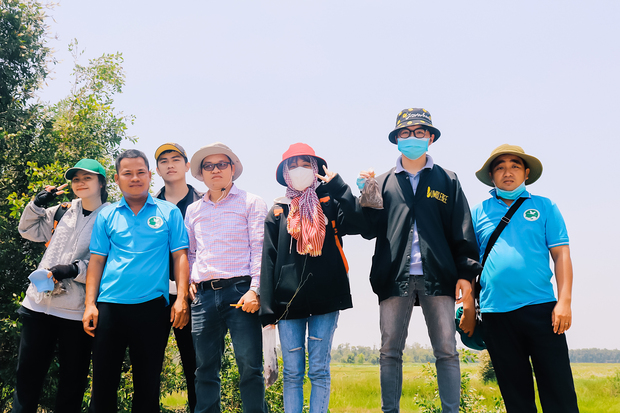 Sinh viên ngành Kỹ thuật môi trường HUTECH trải nghiệm thực tế tại Khu bảo tồn đất ngập nước Láng Sen 55