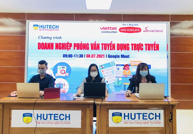 HUTECH organizes Enterprise Recruitment program in 7/2021 - phase 1 with more than 250 participating students 45