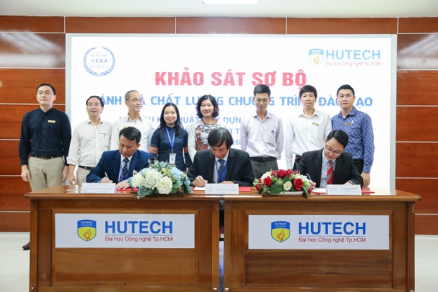 VU-CEA returns to HUTECH to conduct the preliminary survey as part of the quality assessment of three undergraduate training programs 176
