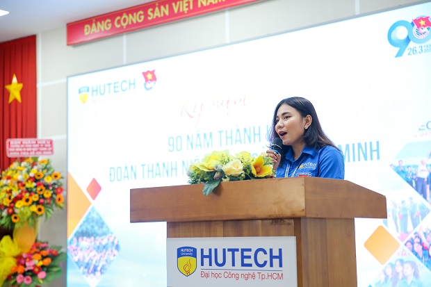 HUTECH tổ chức Lễ kỷ niệm 90 năm ngày thành lập Đoàn TNCS Hồ Chí Minh, kết nạp Đảng cho 08 quần chúng ưu tú 147