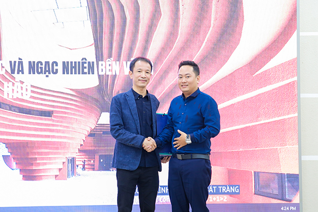 KTS Hoàng Thúc Hào mang triết lý “Kiến trúc hạnh phúc và ngạc nhiên bền vững” đến sinh viên HUTECH 108