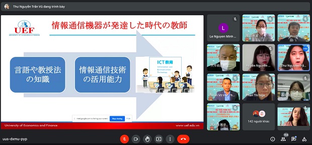 Giảng viên VJIT trao đổi kinh nghiệm giảng dạy tại Hội thảo về dạy - học Nhật ngữ trực tuyến 66