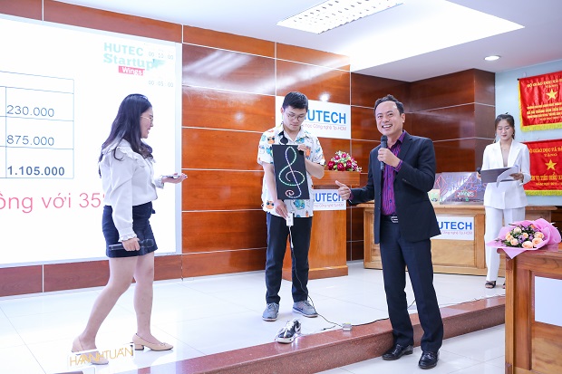 Nước uống thảo dược của sinh viên Công nghệ sinh học giành ngôi Quán quân HUTECH Startup Wings 2021 258