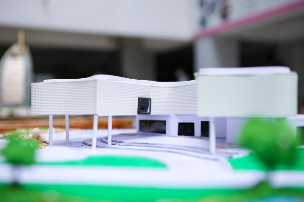 Ngắm các công trình kiến trúc nổi tiếng qua mô hình của sinh viên Kiến trúc - Mỹ thuật HUTECH 130