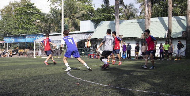 Đội Công tác xã hội vô địch môn Bóng đá Giải thể thao Chào đón Tân Sinh viên 25