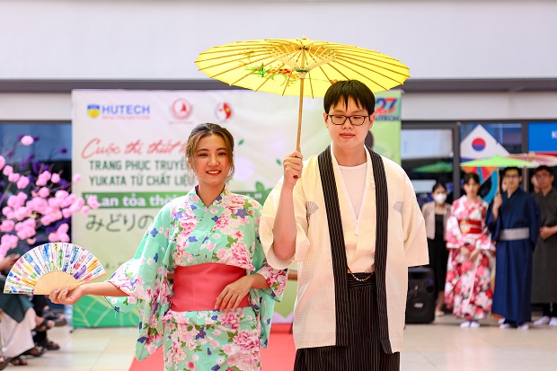 Sinh viên Khoa Nhật Bản học lan tỏa cảm hứng sống “xanh” với cuộc thi thiết kế Yukata 137