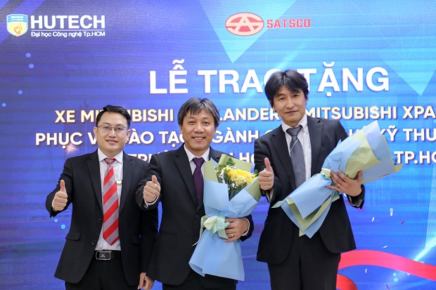 Mitsubishi Motors Vietnam trao tặng 02 ô tô phục vụ đào tạo ngành Công nghệ kỹ thuật ô tô HUTECH 126
