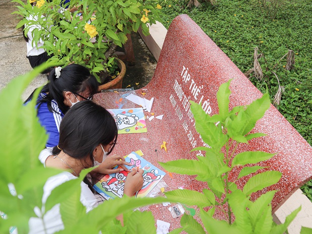 Nhật ký thiện nguyện “Tiếp bước đến trường” đầy ý nghĩa của sinh viên VJIT tại Tân Dương (Đồng Tháp) 50