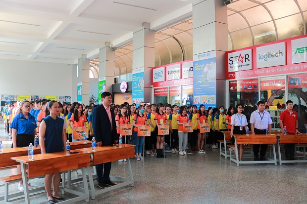 Lễ Khai mạc Hội thao sinh viên viện Công nghệ Việt - Hàn (VKIT) Năm học 2020 - 2021 35