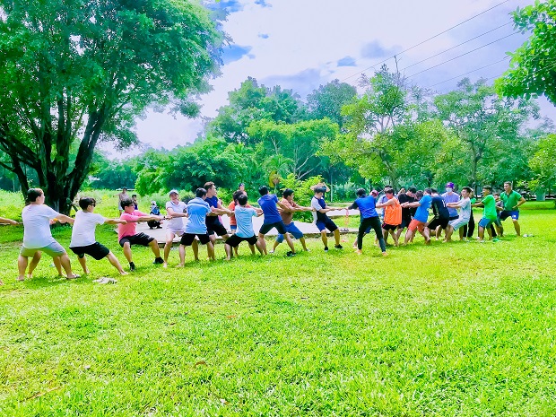 Đội Thanh niên Xung kích, Khoa Tài chính - Thương mại cùng "tô vẽ" thanh xuân tại Hội trại Xung kích 35